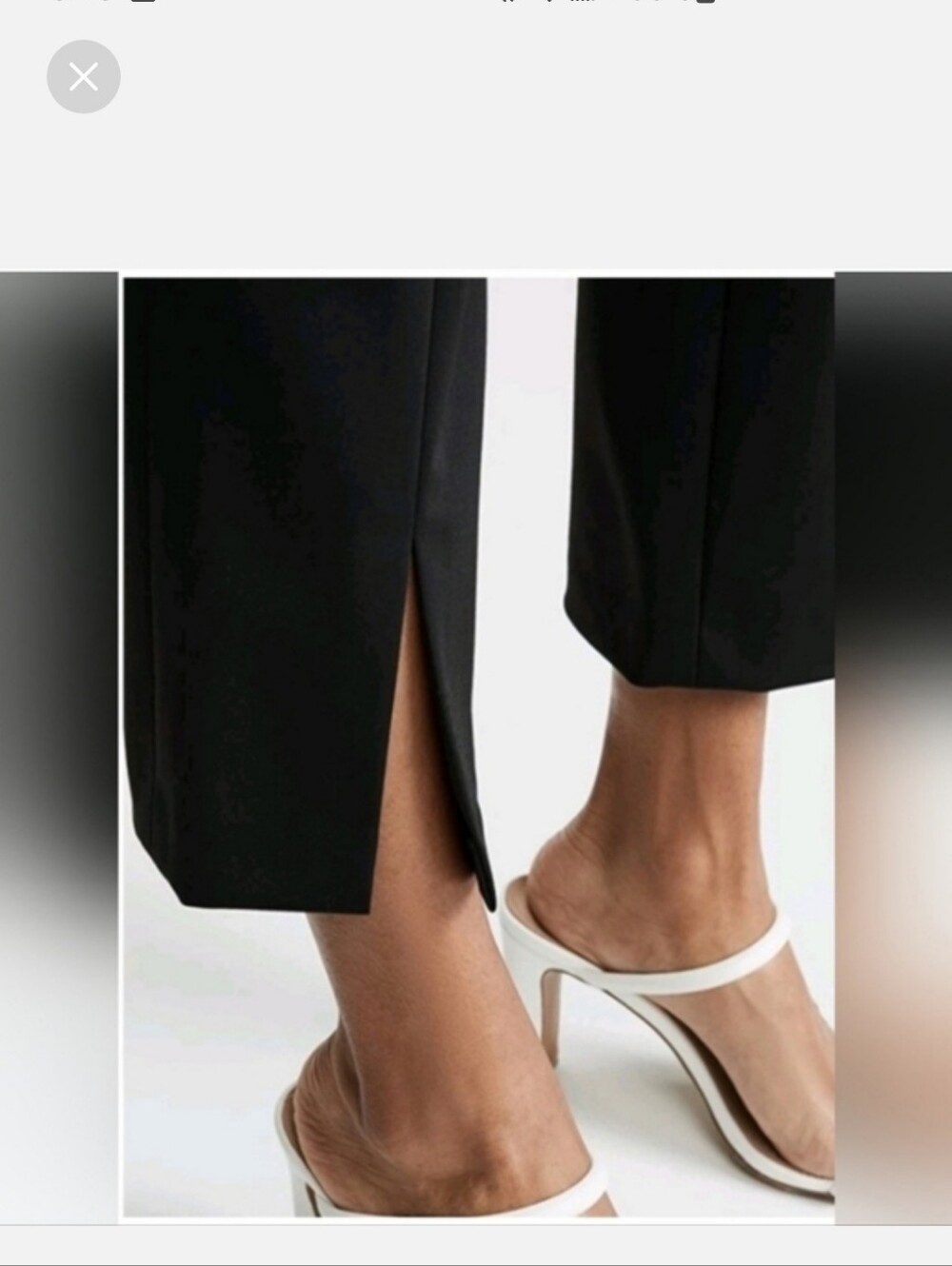 Alice + Olivia stacey front slit ankle pants Size 4 - Picture 7 of 12